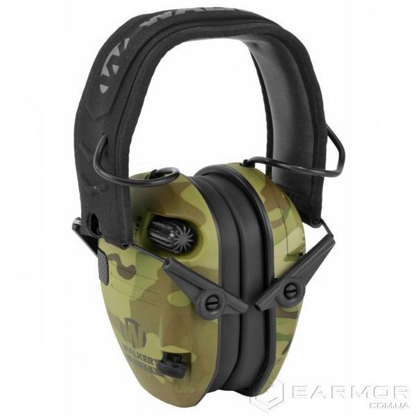 Навушники Активні Walker's Razor Slim Multicam Green камуфляж (Оригінал)