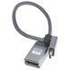 Кабель подовжувач перехідник 4К Micro-HDMI - HDMI (M/F) 60Hz, 20 см (Down)