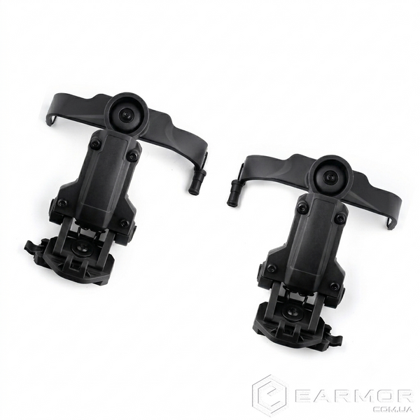 Крепление на шлем для наушников 3M Peltor Comtac 7 / Comtac 8 Чебурашки, Black