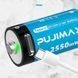 2 Акумулятора Pujimax CR123A (CR123, 16340) 2550mWh з роз'ємом TYPE-C + кабель