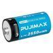 2 Акумулятора Pujimax CR123A (CR123, 16340) 2550mWh з роз'ємом TYPE-C + кабель