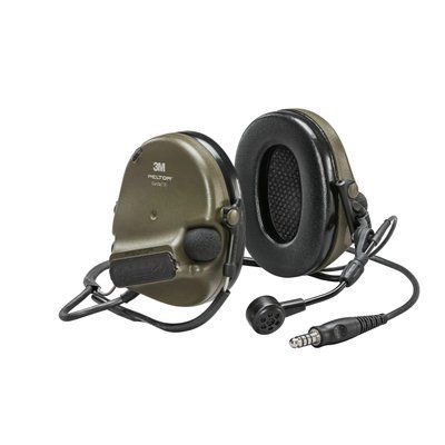 Наушники активные горизонтальные с гарнитурой 3M Peltor ComTac VI NATO, Green (MT20H682BB-86N)