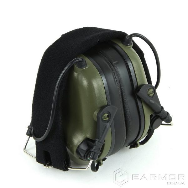 Активні стрілецькі тактичні навушники Opsmen Earmor M31 Хакі