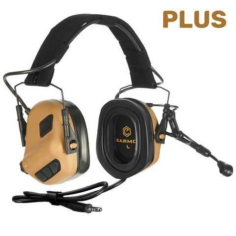 Купить Активные наушники с гарнитурой Earmor M32X PLUS Coyote