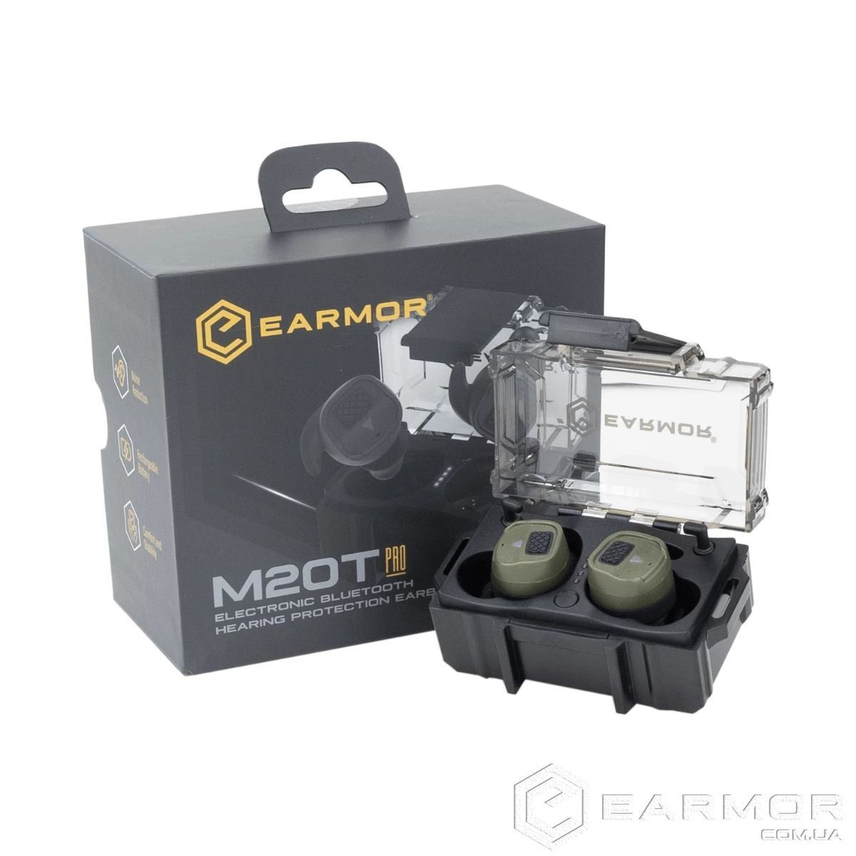 EARMOR M20T PRO/電子イヤープラグ、ワイヤレスイヤホン Активные беруши наушники Earmor M20T Pro с Bluetooth