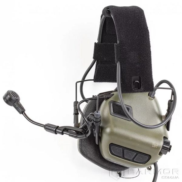 Активні навушники з гарнітурою Earmor M32 Mark 3 MilPro (військова версія)