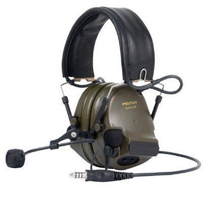 Наушники для стрельбы Активные с гарнитурой 3M Peltor ComTac VI NATO (MT20H682FB-38N)