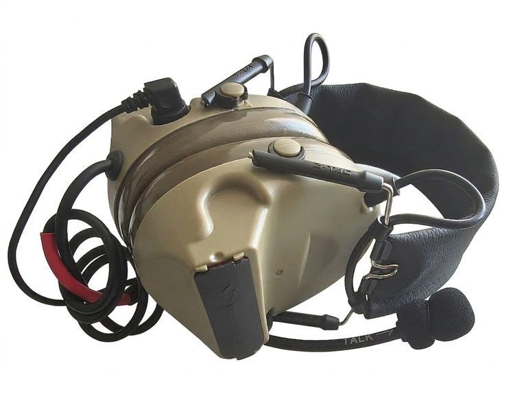 Навушники Активні з гарнітурою Comtac II Tactical (Peltor Style) Койот TAN