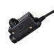 Тангента Кнопка PTT Earmor M51 для раций Kenwood/Baofeng на Earmor M32/M32H, Peltor, Sordin