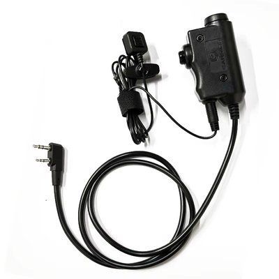 Кнопка PTT Earmor M52 с пальчиковой кнопкой для раций Baofeng/Kenwood на Earmor M32/M32H, Peltor