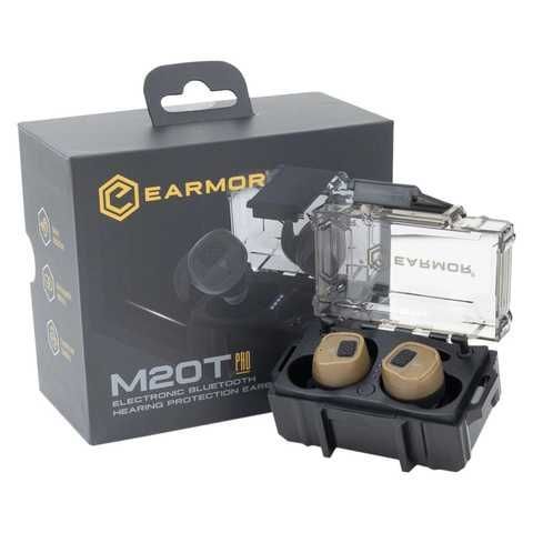EARMOR M20T PRO/電子イヤープラグ、ワイヤレスイヤホン Активные беруши наушники Earmor M20T Pro Coyote с Bluetooth
