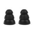 Запасные сменные вкладыши для берушей Earmor M20/M20T/M20T Pro, 3M Combat Arms, Silenta Black Medium