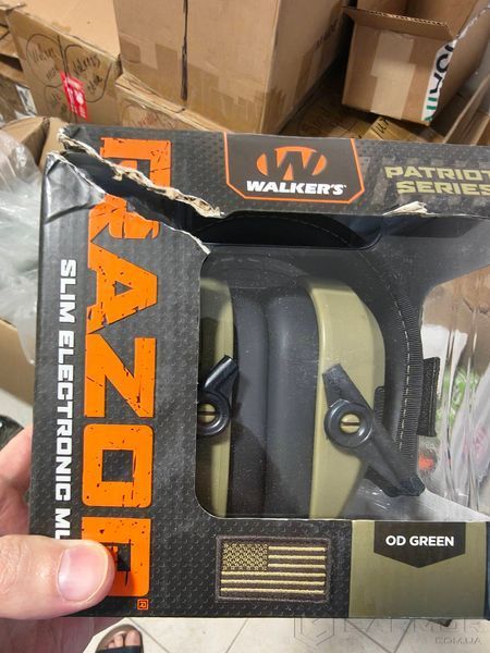 УЦЕНКА! Навушники Walker's Razor Slim Patriot Original Green (ПОВРЕЖДЕНА УПАКОВКА)
