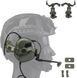 Кріплення адаптер на шолом для навушників Earmor, Wаlkers, Impact Sport, Peltor - Green (Чебурашка)