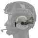 Крепление адаптер на каску шлем для наушников Impact Sport, Wаlker`s, Earmor, Peltor - Green (Чебурашка)