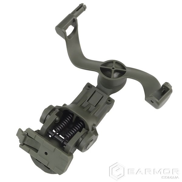 Активні Навушники для стрільби Earmor M31 + Premium кріплення до шолома на рейки ARC/M-LOK