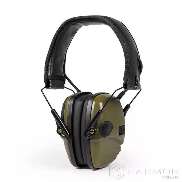 Навушники для стрільби Активні з кріпленням на каску шолом Perfect ProTac Plus