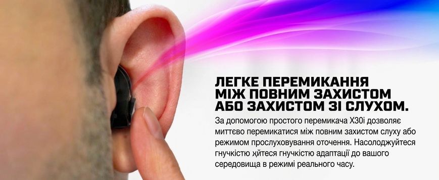 Активні беруші AXIL X30i Койот для стрільби полювання +2 види вкладишів