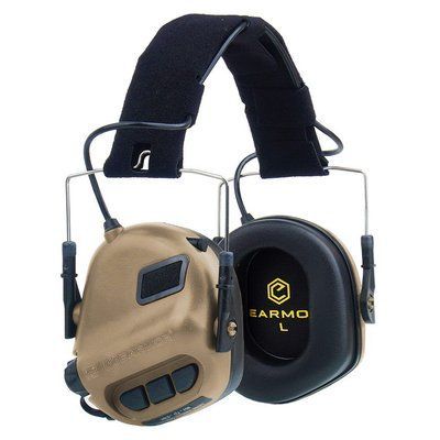 Наушники активные для стрельбы тактические Earmor M31 Coyote Brown