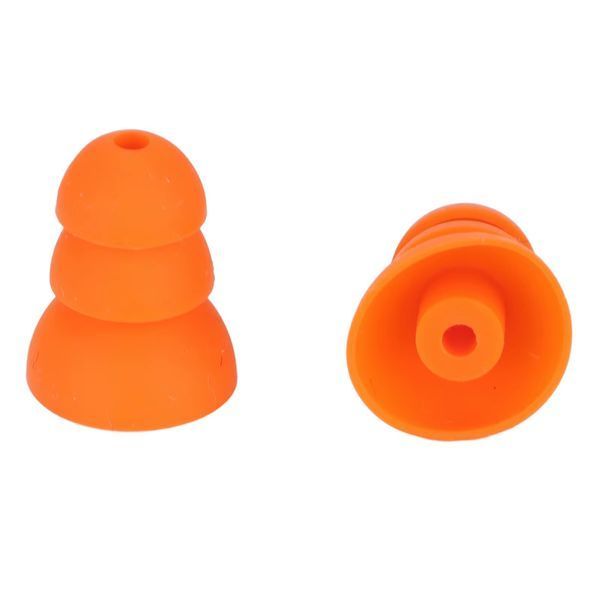 Запасні змінні вкладиші Silenta для берушів Earmor M20/M20T/M20T Pro, 3M Peltor, Shure - Orange M