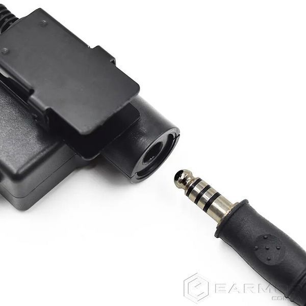 Активные наушники Howard Impact Sport + Микрофон к рации + кнопка PTT для Kenwood/Baofeng