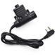 Активные наушники Howard Impact Sport + Микрофон к рации + кнопка PTT для Kenwood/Baofeng