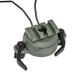 Кріплення адаптер для встановлення навушників на шолом для Walker’s, Peltor та Earmor з планкою Picatinny, Green