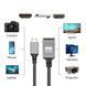Кабель переходник 4К 60Hz Mini-HDMI - HDMI (M/F), 20 см (Прямой)