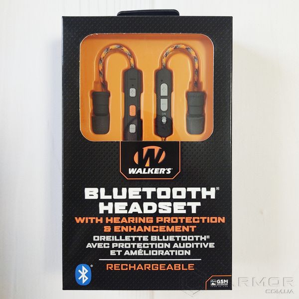 Активні навушники беруші для стрільби з Bluetooth Walkers Ear Bud (NRR 30dB)