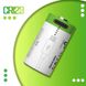 Аккумуляторная батарея CR123A (CR123, 123A, 123, 16340) с разъемом TYPE-C, Green