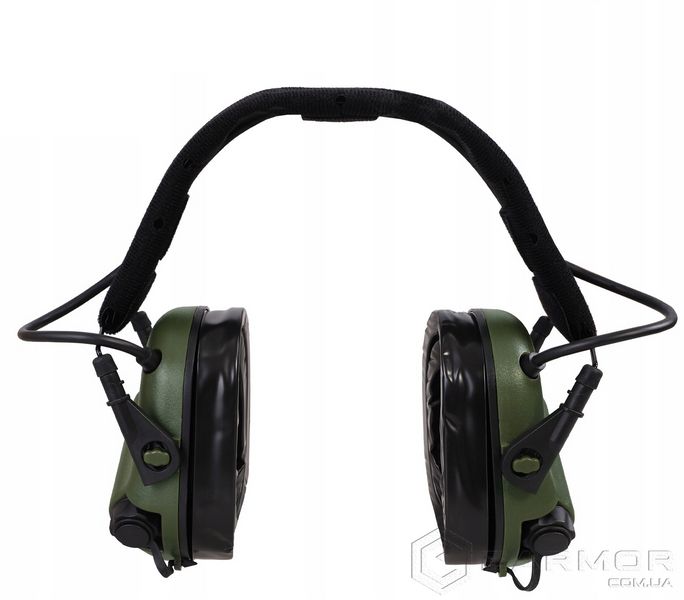 Навушники активні для стрільби Earmor M31 PLUS Зелені (2024 Ver.)