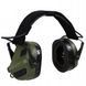 Наушники Активные на шлем каску Earmor M31H PLUS Green + оголовье