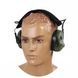 Наушники Активные на шлем каску Earmor M31H PLUS Green + оголовье