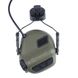Навушники Активні на каску шолом Earmor M31H PLUS Зелені (NEW 2024)