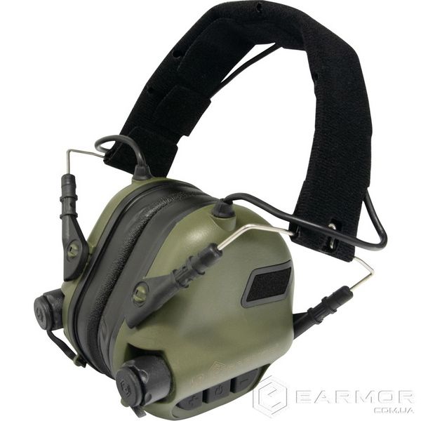 Навушники для стрільби Активні Earmor M31 + кріплення на каску шолом TOR-D, FAST, ACH MICH для рейок ARC