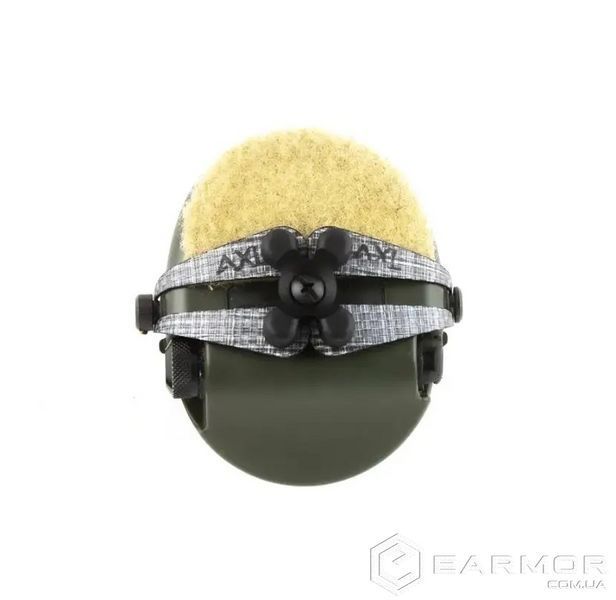 Кріплення для навушників Peltor Comtac II/III/XPI, Sordin, RangeGuard по типу AXL Чебурашки, Green