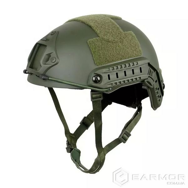 Боковые направляющие рельсы ARC на шлем, каску FAST, TOR-D (Фаст, ТОР-Д), Green