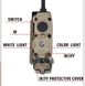 Ліхтар для військових універсальний на каску Sidewinder WADSN MPLS 5 LED + IFF-маяк, Койот