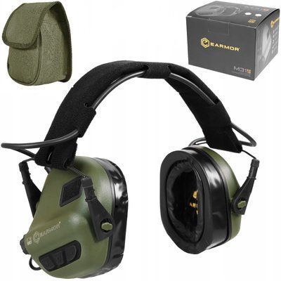Наушники активные Earmor M31 PLUS + Поясная сумка чехол OLive