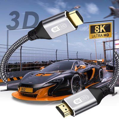 Кабель Alitek 1м HDMI - HDMI (v2.1, 48Gbps, 8K/4K, 60Hz) Aluminum Neylon cord