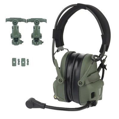 Активные наушники с микрофоном Wosport HD-17 GEN 6 + Чебурашки и оголовье