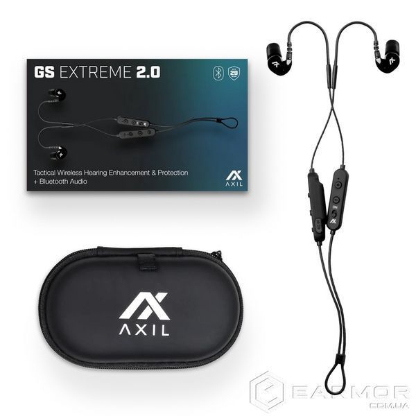 Беруши Активные для стрельбы AXIL GS Extreme 2.0 с Bluetooth 5.0
