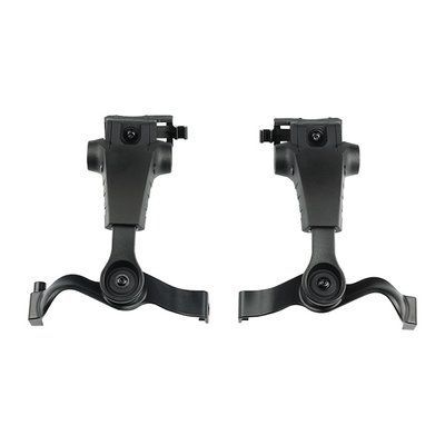 Кріплення чебурашки на шолом для навушників Earmor M16А Black (PLUS версії)