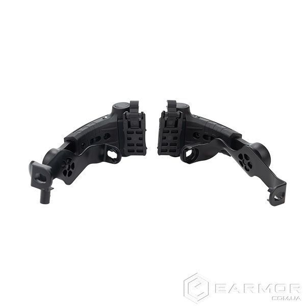 Кріплення чебурашки на шолом для навушників Earmor M16А Black (PLUS версії)