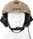 Кріплення чебурашки на шолом для навушників Earmor M16А Black (PLUS версії)